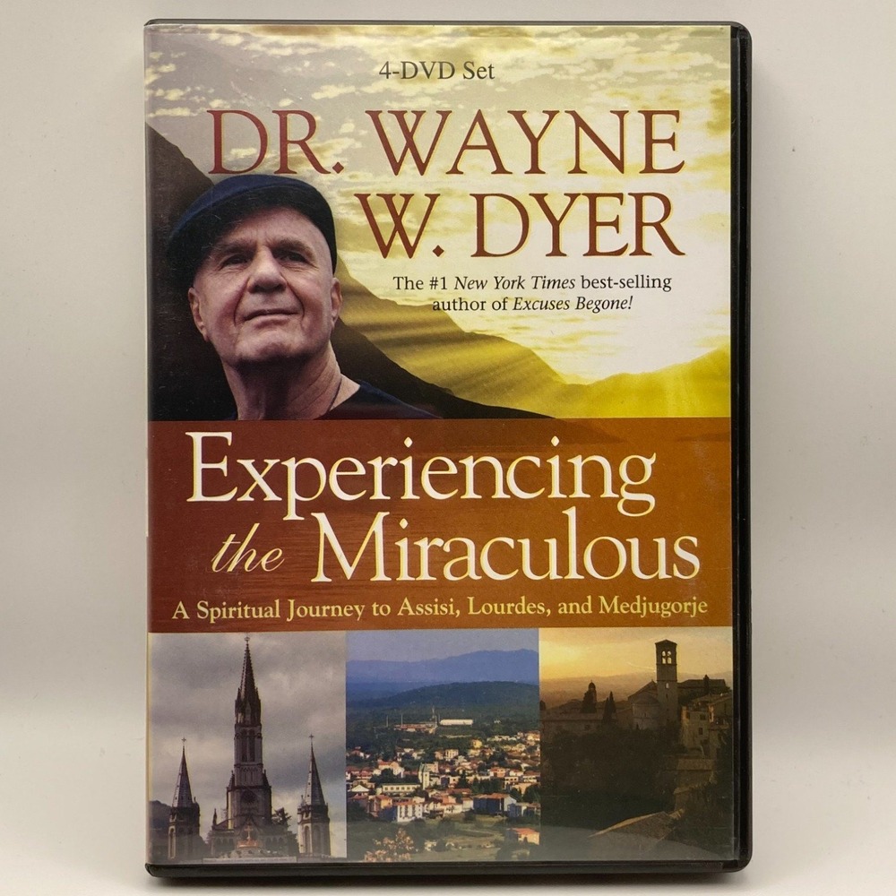 Dr Wayne W Dyer Experiencing the‎ Miraculous 4 DVD Set Spiritual Journey